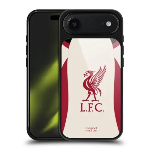 Head Case Designs Officially Licensed Liverpool Football Club Away 2025/26 Kit Gel Armour Case [Military Grade Protection] Compatible with Apple iPhone 17 Air 