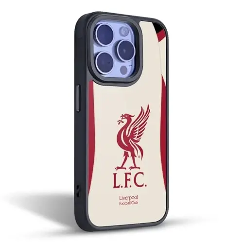 Head Case Designs Officially Licensed Liverpool Football Club Away 2025/26 Kit Gel Armor Case [Military Grade Drop Protection] Compatible with Apple iPhone XR 