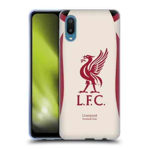 Head Case Designs Officially Licensed Liverpool Football Club Away 2025/26 Kit Gel Case [Military Grade Protection] Compatible with Samsung Galaxy A02/M02 (2021) 