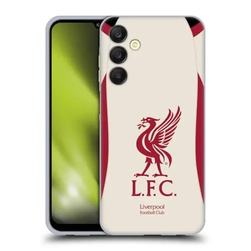 Head Case Designs Officially Licensed Liverpool Football Club Away 2025/26 Kit Gel Case [Military Grade Protection] Compatible with Samsung Galaxy A25 5G 