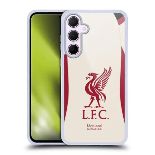 Head Case Designs Officially Licensed Liverpool Football Club Away 2025/26 Kit Gel Case [Military Grade Protection] Compatible with Samsung Galaxy A35 5G 