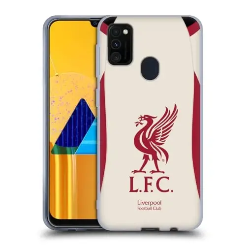 Head Case Designs Officially Licensed Liverpool Football Club Away 2025/26 Kit Gel Case [Military Grade Protection] Compatible with Samsung Galaxy M30s (2019)/M21 (2020) 