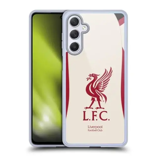 Head Case Designs Officially Licensed Liverpool Football Club Away 2025/26 Kit Gel Case [Military Grade Protection] Compatible with Samsung Galaxy M54 5G 