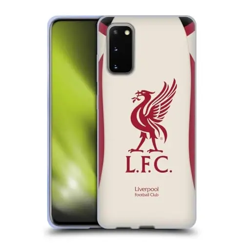 Head Case Designs Officially Licensed Liverpool Football Club Away 2025/26 Kit Gel Case [Military Grade Protection] Compatible with Samsung Galaxy S20 / S20 5G 