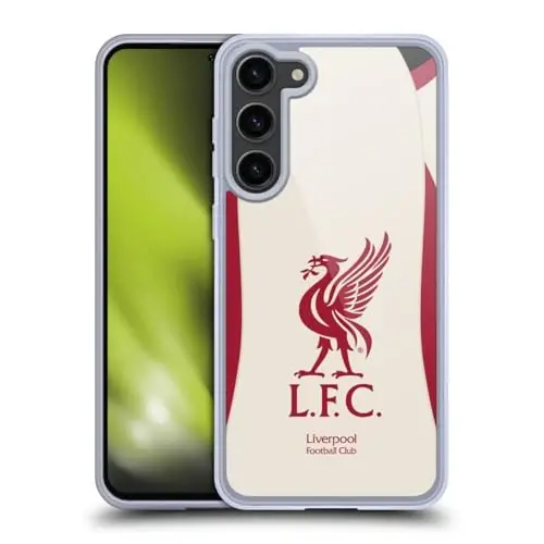 Head Case Designs Officially Licensed Liverpool Football Club Away 2025/26 Kit Gel Case [Military Grade Protection] Compatible with Samsung Galaxy S23+ 5G and Compatible with MagSafe 