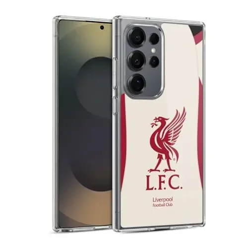 Head Case Designs Officially Licensed Liverpool Football Club Away 2025/26 Kit Gel Case [Military Grade Protection] Compatible with Samsung Galaxy S25 Ultra and Compatible with MagSafe 