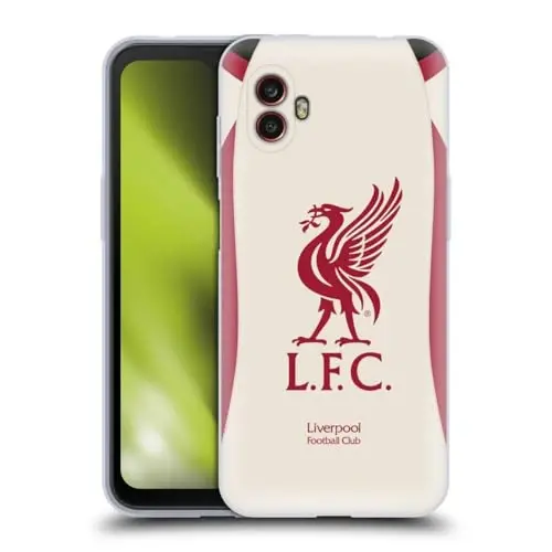 Head Case Designs Officially Licensed Liverpool Football Club Away 2025/26 Kit Gel Case [Military Grade Protection] Compatible with Samsung Galaxy Xcover6 Pro/Pro2 