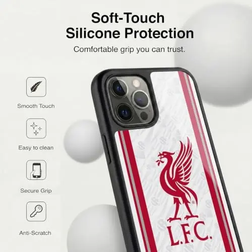 Head Case Designs Officially Licensed Liverpool Football Club Away 2026/27 Kit Gel Armor Case [Military Grade Drop Protection] Compatible with Apple iPhone 11 Pro Max - 4