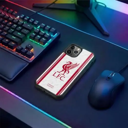 Head Case Designs Officially Licensed Liverpool Football Club Away 2026/27 Kit Gel Armor Case [Military Grade Drop Protection] Compatible with Apple iPhone 11 Pro Max - 5