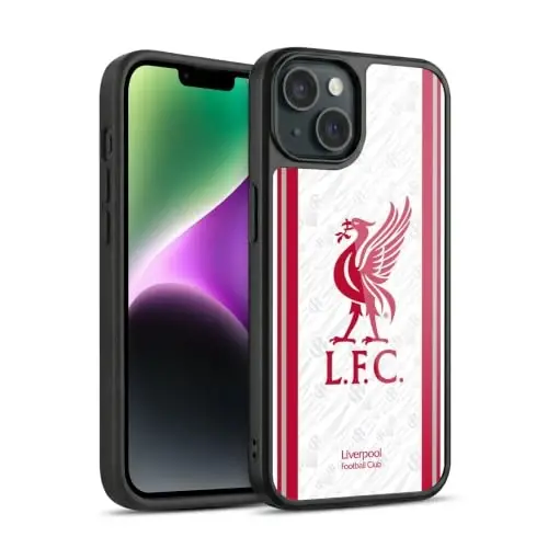 Head Case Designs Officially Licensed Liverpool Football Club Away 2026/27 Kit Gel Armor Case [Military Grade Drop Protection] Compatible with Apple iPhone 14 - 1
