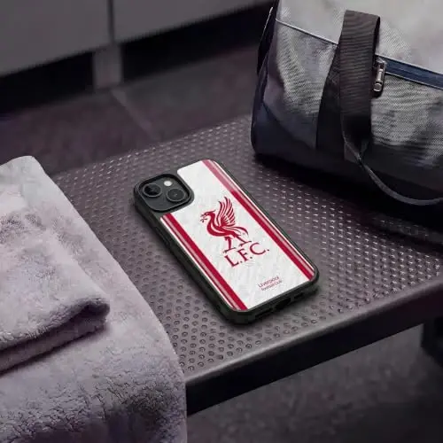Head Case Designs Officially Licensed Liverpool Football Club Away 2026/27 Kit Gel Armor Case [Military Grade Drop Protection] Compatible with Apple iPhone 14 - 6