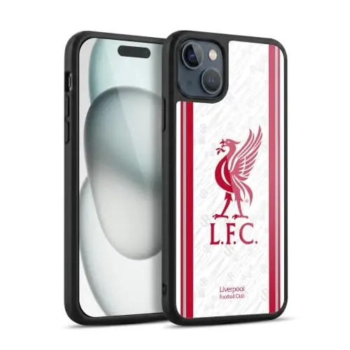 Head Case Designs Officially Licensed Liverpool Football Club Away 2026/27 Kit Gel Armor Case [Military Grade Drop Protection] Compatible with Apple iPhone 15 Plus - 1