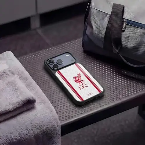 Head Case Designs Officially Licensed Liverpool Football Club Away 2026/27 Kit Gel Armor Case [Military Grade Drop Protection] Compatible with Apple iPhone 17 Pro Max - 6