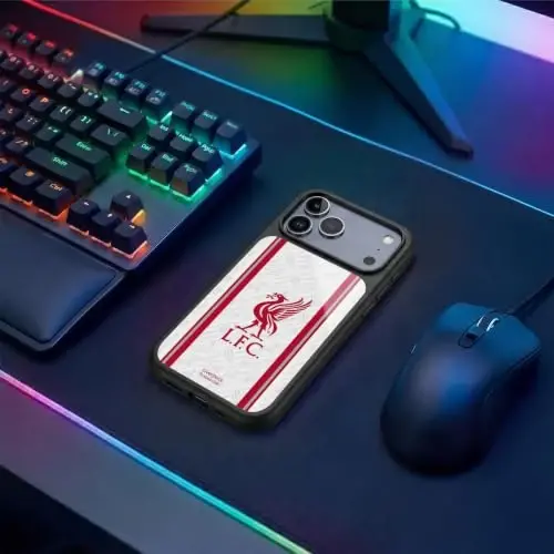Head Case Designs Officially Licensed Liverpool Football Club Away 2026/27 Kit Gel Armor Case [Military Grade Drop Protection] Compatible with Apple iPhone 18 Pro - 5