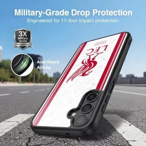 Head Case Designs Officially Licensed Liverpool Football Club Away 2026/27 Kit Gel Armor Case [Military Grade Drop Protection] Compatible with Samsung Galaxy A25 5G - Head Case Designs (1)