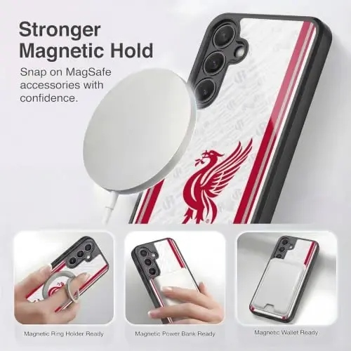 Head Case Designs Officially Licensed Liverpool Football Club Away 2026/27 Kit Gel Armor Case [Military Grade Drop Protection] Compatible with Samsung Galaxy A25 5G - 3