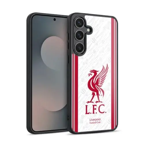 Head Case Designs Officially Licensed Liverpool Football Club Away 2026/27 Kit Gel Armor Case [Military Grade Drop Protection] Compatible with Samsung Galaxy S25 FE - 1