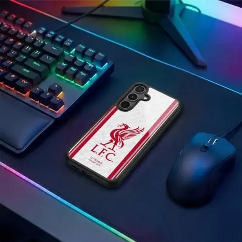 Head Case Designs Officially Licensed Liverpool Football Club Away 2026/27 Kit Gel Armor Case [Military Grade Drop Protection] Compatible with Samsung Galaxy S25 FE - 5