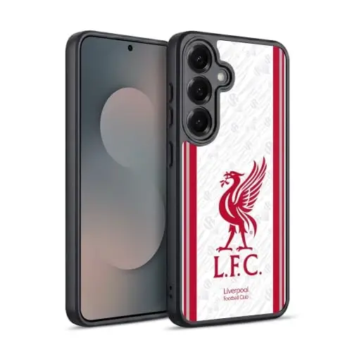 Head Case Designs Officially Licensed Liverpool Football Club Away 2026/27 Kit Gel Armor Case [Military Grade Drop Protection] Compatible with Samsung Galaxy S25 - 1