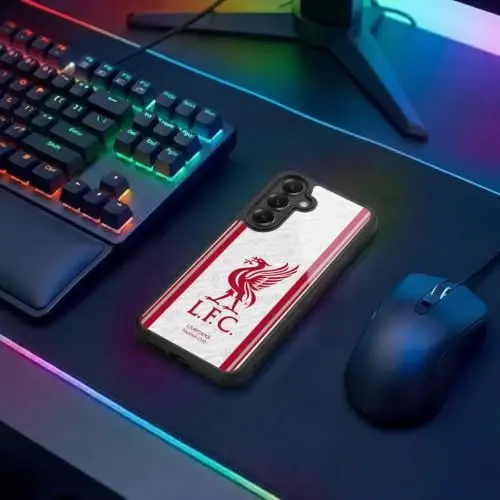 Head Case Designs Officially Licensed Liverpool Football Club Away 2026/27 Kit Gel Armor Case [Military Grade Drop Protection] Compatible with Samsung Galaxy S25 - 5
