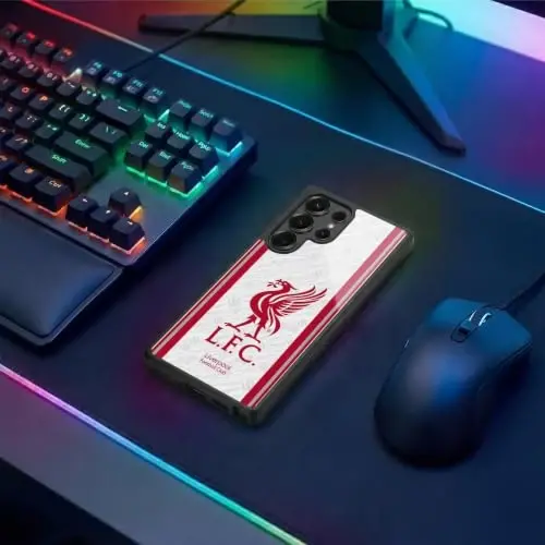 Head Case Designs Officially Licensed Liverpool Football Club Away 2026/27 Kit Gel Armor Case [Military Grade Drop Protection] Compatible with Samsung Galaxy S25 Ultra - 5