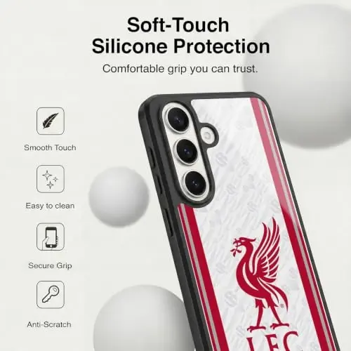 Head Case Designs Officially Licensed Liverpool Football Club Away 2026/27 Kit Gel Armor Case [Military Grade Drop Protection] Compatible with Samsung Galaxy S26 Plus - 4