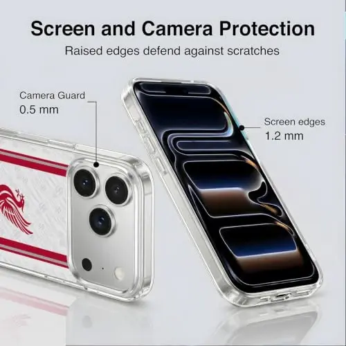 Head Case Designs Officially Licensed Liverpool Football Club Away 2026/27 Kit Gel Case [Military Grade Protection] Compatible with Apple iPhone 18 Pro Max and Compatible with MagSafe - 4