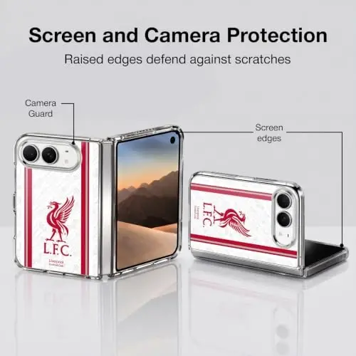 Head Case Designs Officially Licensed Liverpool Football Club Away 2026/27 Kit Gel Case [Military Grade Protection] Compatible with Apple iPhone Duo and Compatible with MagSafe - 4