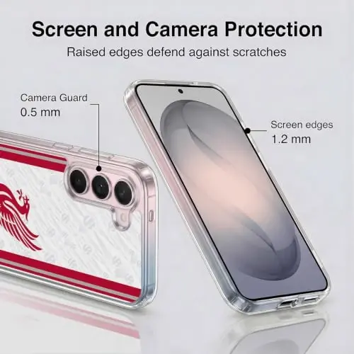 Head Case Designs Officially Licensed Liverpool Football Club Away 2026/27 Kit Gel Case [Military Grade Protection] Compatible with Samsung Galaxy S26 and Compatible with MagSafe - 4