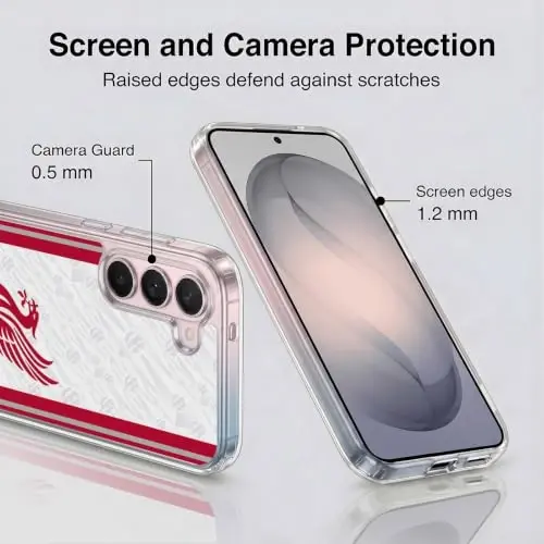 Head Case Designs Officially Licensed Liverpool Football Club Away 2026/27 Kit Gel Case [Military Grade Protection] Compatible with Samsung Galaxy S26 Plus and Compatible with MagSafe - 4