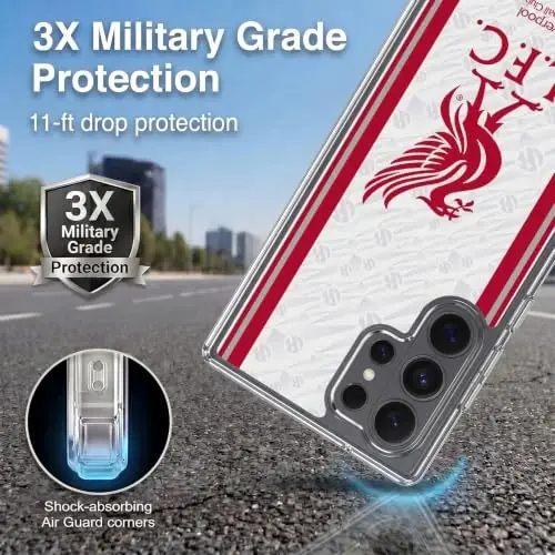 Head Case Designs Officially Licensed Liverpool Football Club Away 2026/27 Kit Gel Case [Military Grade Protection] Compatible with Samsung Galaxy S26 Ultra and Compatible with MagSafe - 2