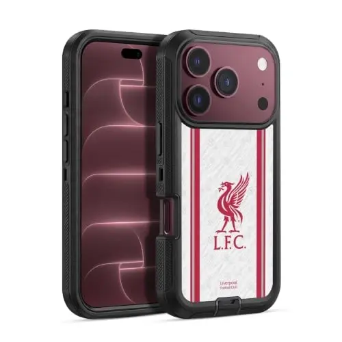 Head Case Designs Officially Licensed Liverpool Football Club Away 2026/27 Kit Ultra-Armoured Shockproof Case [Military Grade Protection] Compatible with Apple iPhone 18 Pro Max - 1