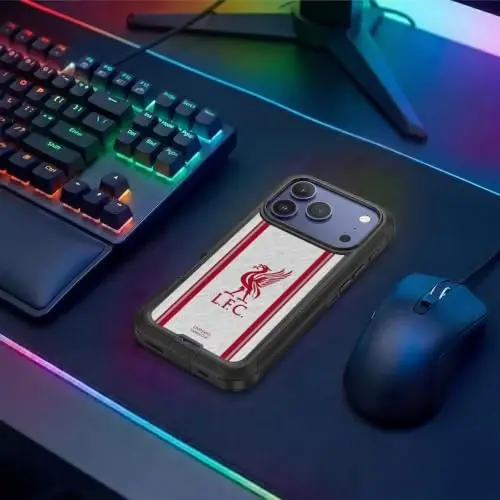 Head Case Designs Officially Licensed Liverpool Football Club Away 2026/27 Kit Ultra-Armoured Shockproof Case [Military Grade Protection] Compatible with Apple iPhone 18 Pro Max - 5