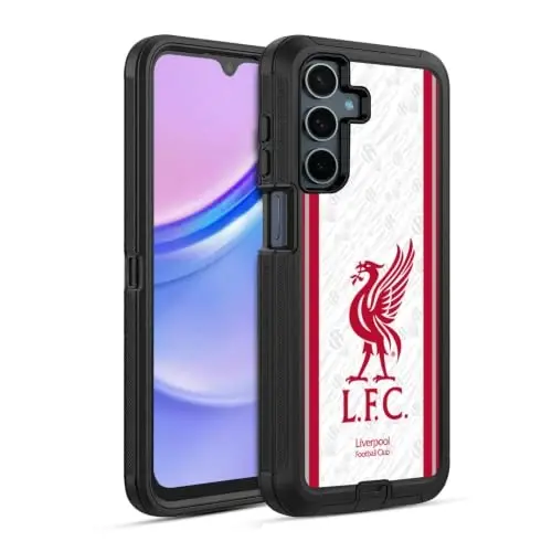Head Case Designs Officially Licensed Liverpool Football Club Away 2026/27 Kit Ultra-Armoured Shockproof Case [Military Grade Protection] Compatible with Samsung Galaxy A15 - 1