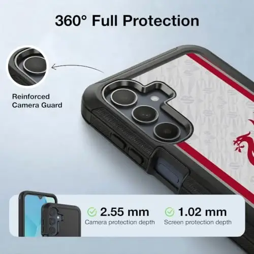 Head Case Designs Officially Licensed Liverpool Football Club Away 2026/27 Kit Ultra-Armoured Shockproof Case [Military Grade Protection] Compatible with Samsung Galaxy A16 5G - 3