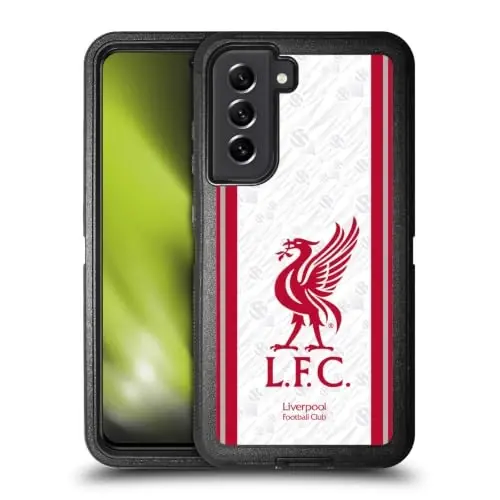 Head Case Designs Officially Licensed Liverpool Football Club Away 2026/27 Kit Ultra-Armoured Shockproof Case [Military Grade Protection] Compatible with Samsung Galaxy S21 FE 5G - 1