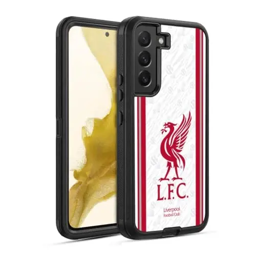 Head Case Designs Officially Licensed Liverpool Football Club Away 2026/27 Kit Ultra-Armoured Shockproof Case [Military Grade Protection] Compatible with Samsung Galaxy S22 5G - 1