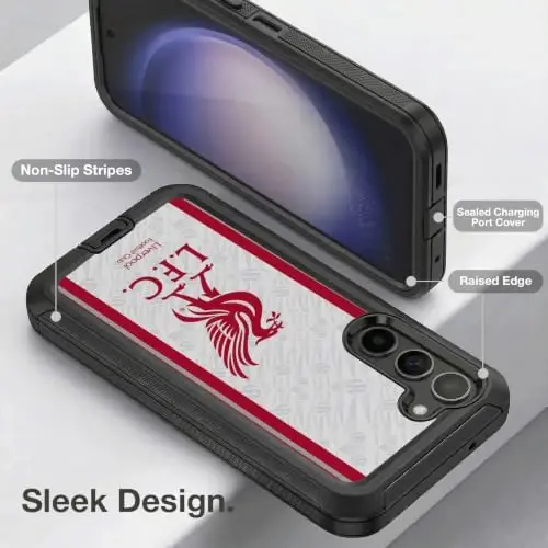 Head Case Designs Officially Licensed Liverpool Football Club Away 2026/27 Kit Ultra-Armoured Shockproof Case [Military Grade Protection] Compatible with Samsung Galaxy S23+ 5G - Head Case Designs (1)