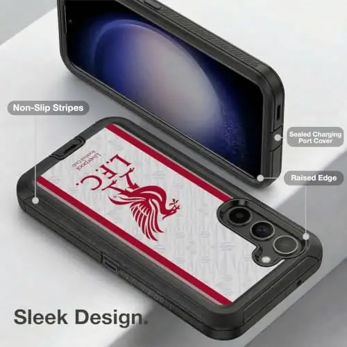 Head Case Designs Officially Licensed Liverpool Football Club Away 2026/27 Kit Ultra-Armoured Shockproof Case [Military Grade Protection] Compatible with Samsung Galaxy S23 5G - 2