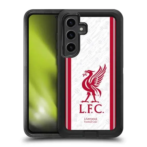 Head Case Designs Officially Licensed Liverpool Football Club Away 2026/27 Kit Ultra-Armoured Shockproof Case [Military Grade Protection] Compatible with Samsung Galaxy S24+ 5G - 1