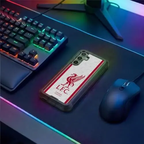 Head Case Designs Officially Licensed Liverpool Football Club Away 2026/27 Kit Ultra-Armoured Shockproof Case [Military Grade Protection] Compatible with Samsung Galaxy S24 FE - 5