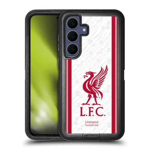 Head Case Designs Officially Licensed Liverpool Football Club Away 2026/27 Kit Ultra-Armoured Shockproof Case [Military Grade Protection] Compatible with Samsung Galaxy S25 FE - 1
