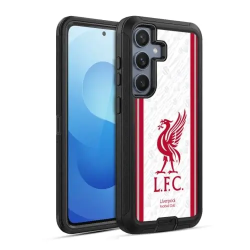 Head Case Designs Officially Licensed Liverpool Football Club Away 2026/27 Kit Ultra-Armoured Shockproof Case [Military Grade Protection] Compatible with Samsung Galaxy S25 - 1