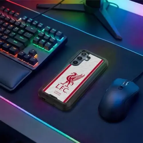 Head Case Designs Officially Licensed Liverpool Football Club Away 2026/27 Kit Ultra-Armoured Shockproof Case [Military Grade Protection] Compatible with Samsung Galaxy S25 - 5