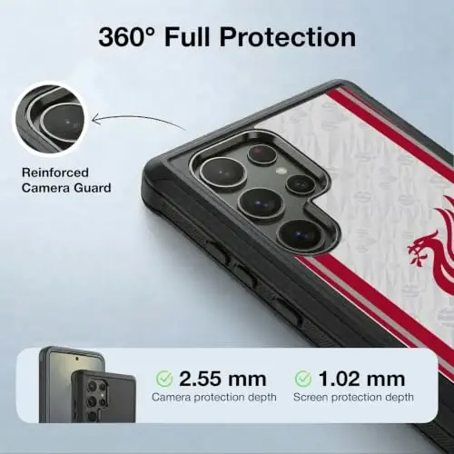 Head Case Designs Officially Licensed Liverpool Football Club Away 2026/27 Kit Ultra-Armoured Shockproof Case [Military Grade Protection] Compatible with Samsung Galaxy S25 Ultra - 3
