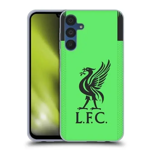 Head Case Designs Officially Licensed Liverpool Football Club Away Goalkeeper 2019/20 Kit Gel Case [Military Grade Protection] Compatible with Samsung Galaxy A15 and Compatible with MagSafe 