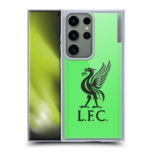 Head Case Designs Officially Licensed Liverpool Football Club Away Goalkeeper 2019/20 Kit Gel Case [Military Grade Protection] Compatible with Samsung Galaxy S23 Ultra 5G and Compatible with MagSafe 