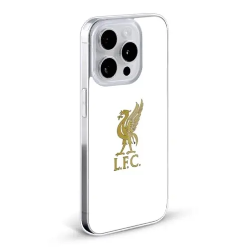 Head Case Designs Officially Licensed Liverpool Football Club Gold Logo On Black Liver Bird Gel Case [Harbiy darajadagi himoya] Apple iPhone 16 Pro va MagSafe bilan mos keladi - 4