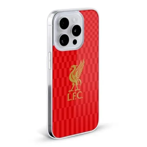 Head Case Designs Officially Licensed Liverpool Football Club Gold On Red Kit Liver Bird Gel Case [Military Grade Protection] Compatible with Apple iPhone 14 Pro and Compatible with MagSafe - 2
