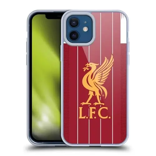 Head Case Designs Officially Licensed Liverpool Football Club Home 2019/20 Kit Gel Case [Military Grade Protection] Compatible with Apple iPhone 12 / iPhone 12 Pro and Compatible with MagSafe - 1